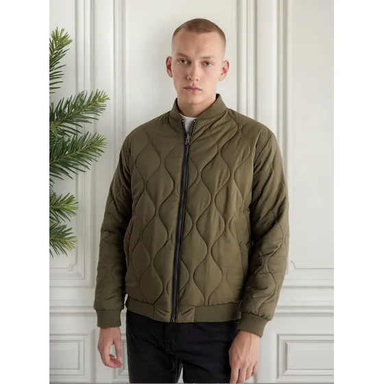 Campera Bomber Negra Reversible Verde Militar Equus Berlin