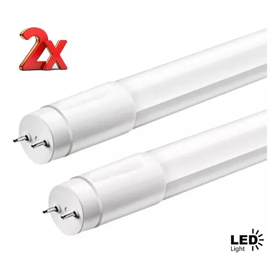 2 X Bombillos De Tubo T8 Led 110v, 120cm, Lamparas Especular