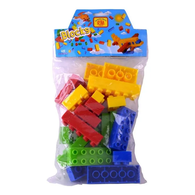 Bloques Para Armar Ladrillitos Encastre Bolsa De Piezas 24 U