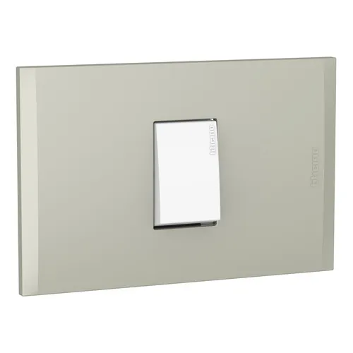 Interruptor Unipolar Simple 10ax-250v Blanco C/ Placa Terra
