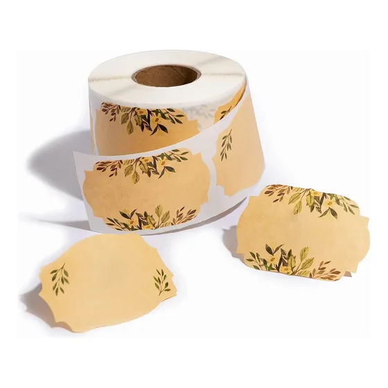 (250 Piezas/rollo) Etiquetas Adhesivas De 3 X2  Frascos...