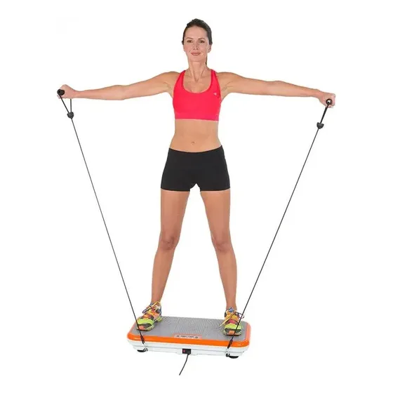 Powerfit Plataforma Vibratoria Con Bandas Elásticas