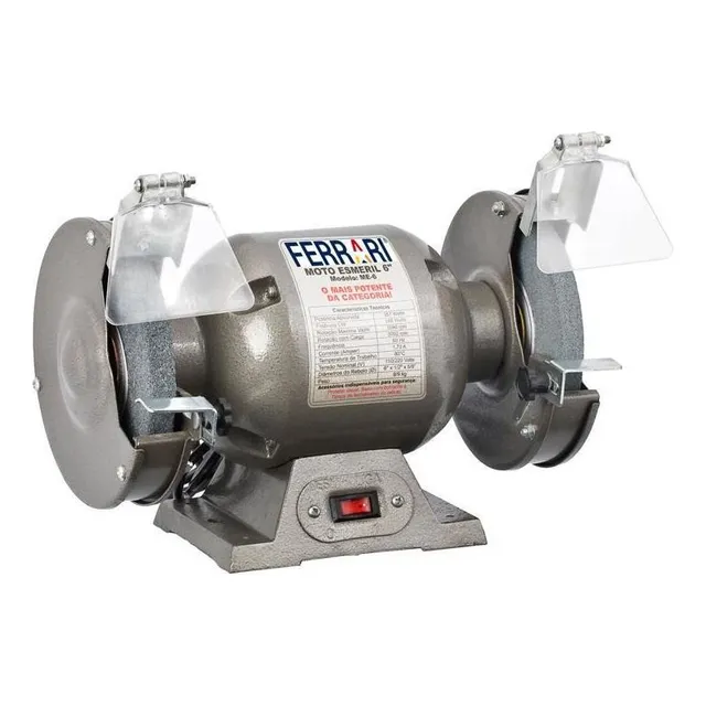 Moto Esmeril De Bancada 6 Pol. 360w Ferrari Me-6 127/220V