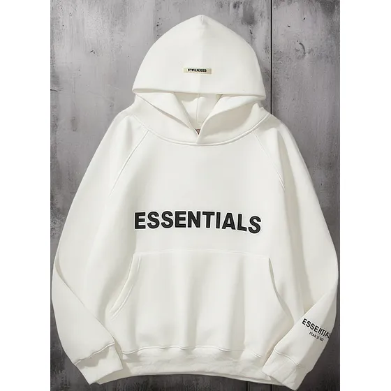 Sudadera Con Capucha Essentials Repeat Line Chest Logo