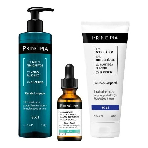 Kit Principia Anti Acne E Queratose Pilar Trio Kit Principia Anti Acne E Queratose Pilar Trio