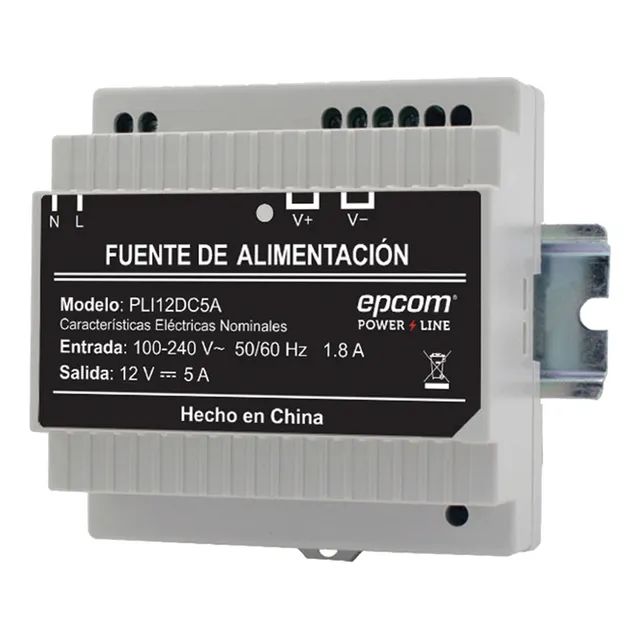 Fuente De Poder Industrial Epcom Power Line 12 Vcc 5amperes