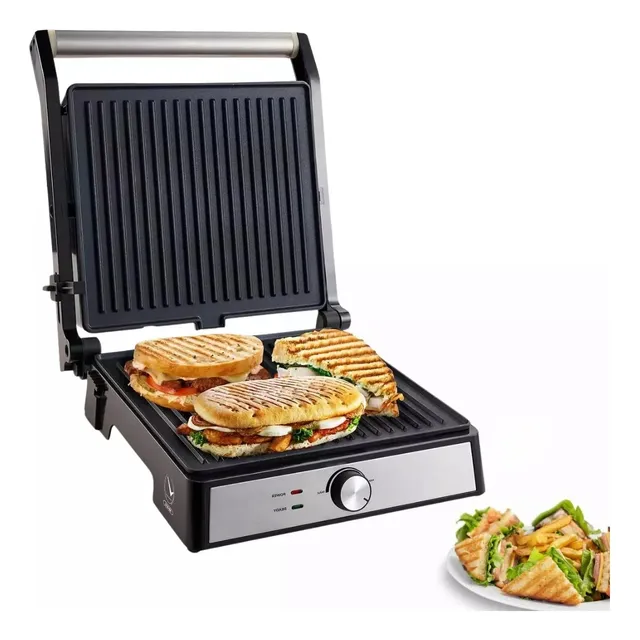 Sanguchera Grill Parrila Electrica 1 Año De De Garantia