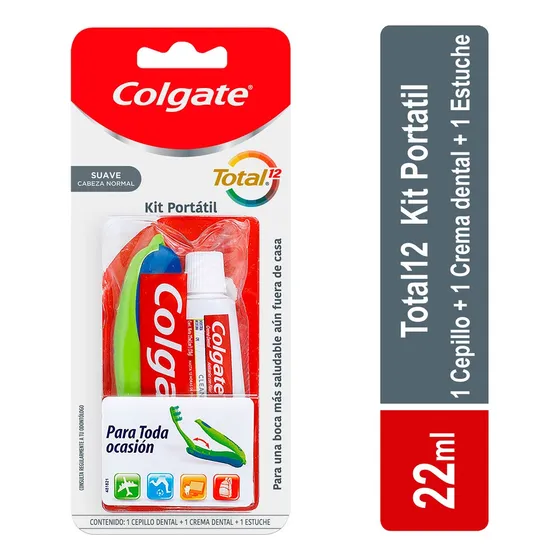 Kit Viajero Colgate Cepillo + Crema Tendal + Estuche