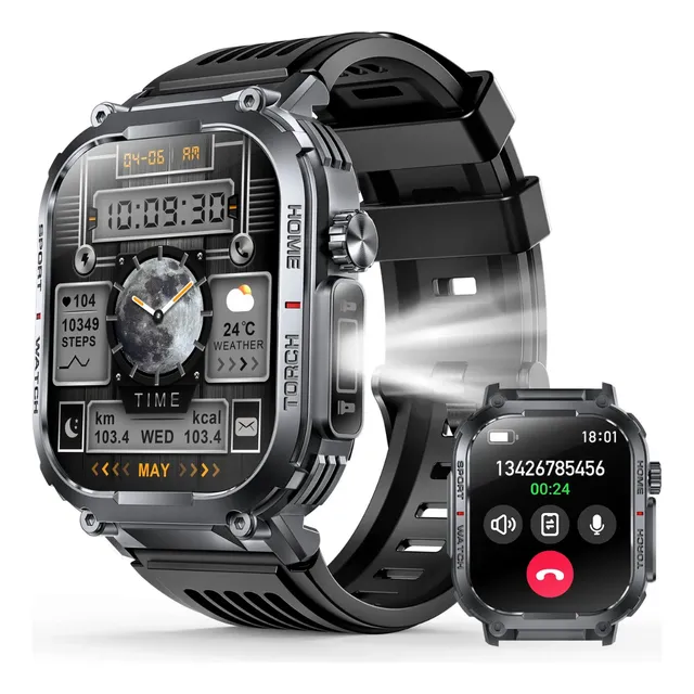 Smartwatch Reloj Inteligente S320 Tactico Militar Brujula