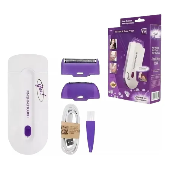 Depilador Intimo Efeito Laser Portátil Pelos Corporal Flex Cor Branco 127/220v