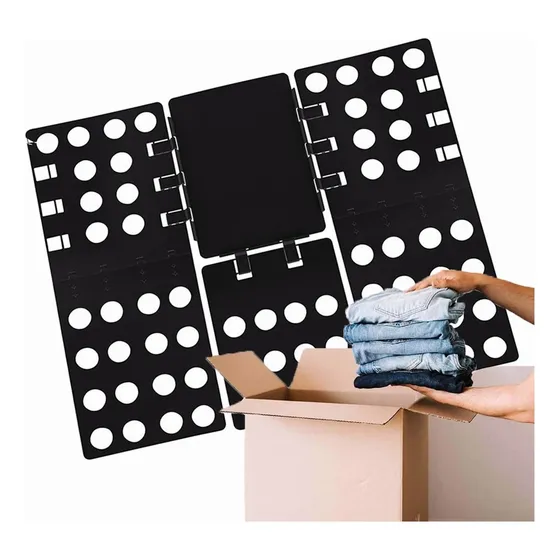 Doblador Manual De Playeras Ropa Camisas Camisetas Color Negro