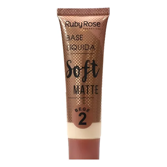 Base Liquida Ruby Rose Soft Matte 02 Nude