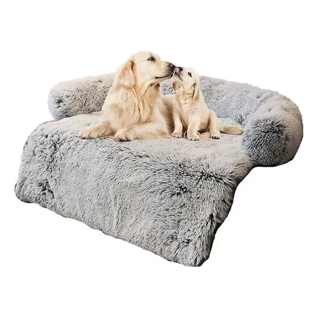 Cama Sofa Perro Gato Mascota Importada De Felpa Grande Xxl