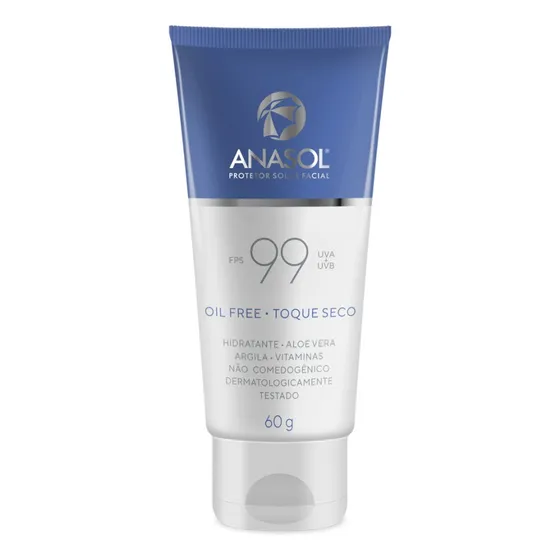 Protetor Solar Anasol FPS 99 Rosto Oil Free 60 g