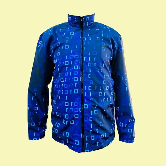 Chamarra Estampada Código Binario Unisex