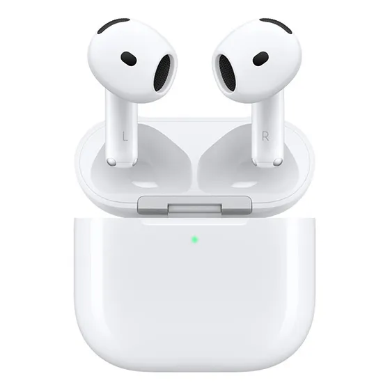 Auriculares in-ear gamer inalámbricos Apple Airpods Audio AirPods 4 MXP93LL/A blanco con luz LED