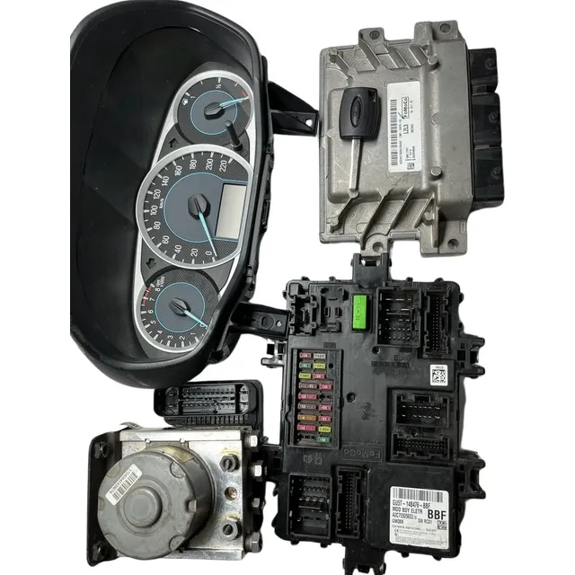 Kit Modulo Injeção Eletrôn Ford Ka 1.0 2015 A 2019 Ems 2301 