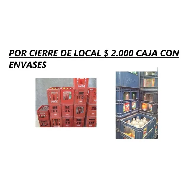 Cajas Con Envases De Bebida