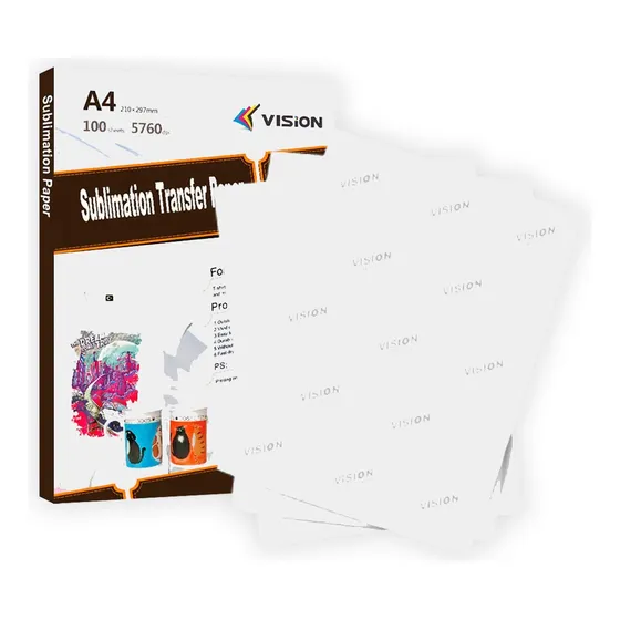 Papel De Sublimacion A4 Telas Claras 100 Hojas