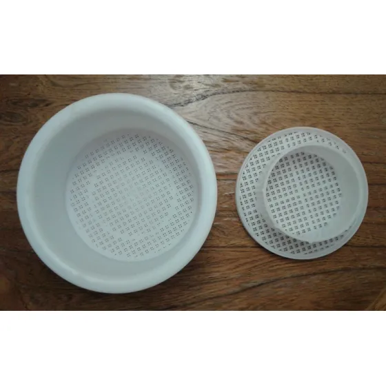 Molde Plastico Para Quesos Port Salut, Con Prensador