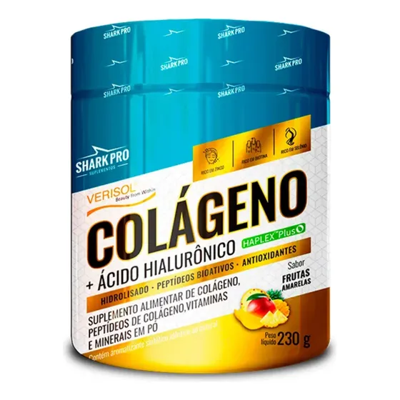 Colágeno C/230g - Shark Pro Sabor Frutas Amarelas