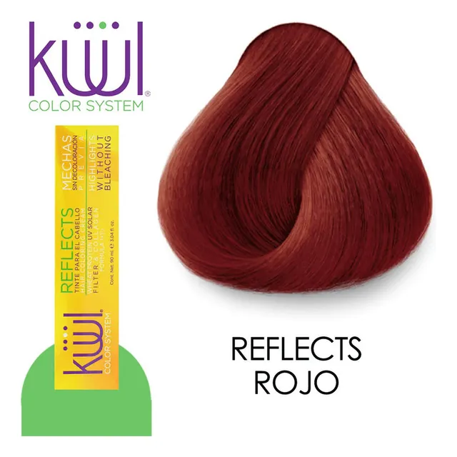 Tinta Kuul Color Reflects Rojo 90ml + Oxidante Activador