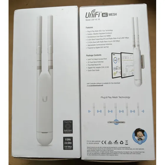 Ubiquiti Access Point Unifi Mesh Dual Band Ac Mimo Uap-ac-m