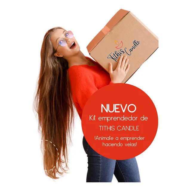 Kit Emprendedor De Tithis Candle Para Hacer Velas Ecológicas