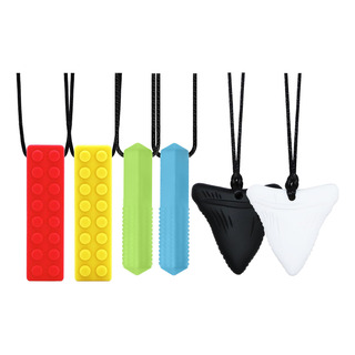 6pcs Collar Masticador Sensorial Palo Dentición Para Bebés 6pcs Collar Masticador Sensorial Palo Dentición Para Bebés