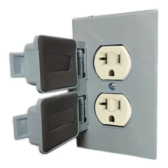 Mayoreo Contacto Duplex Intemperie 20a 110v Tapa Exterior 