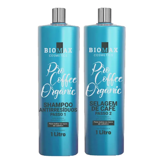 Kit Progressiva Biomax Sem Formol Alisamento Fit 2000 Ml