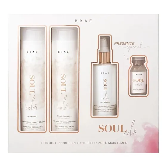 Braé Soul Color Kit Presente - Sh + Cond + Oil Blend+ Amp