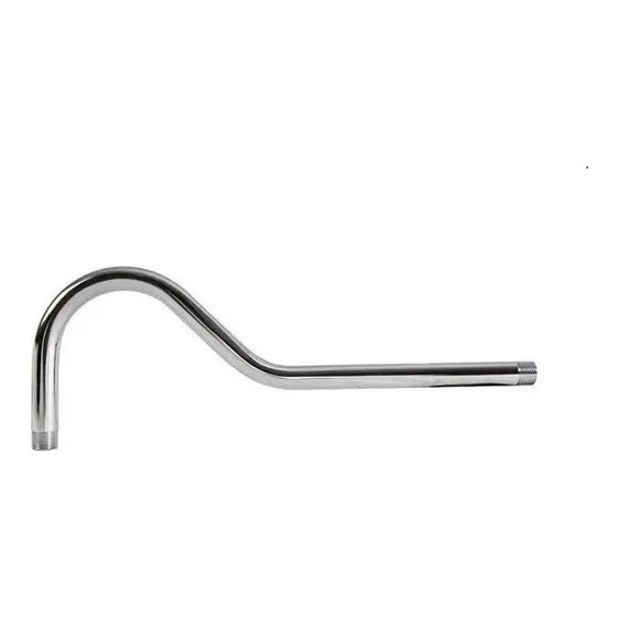 Tubo Cisne Regadera Ducha Faguax 45cm Lujo Metal Inoxidable