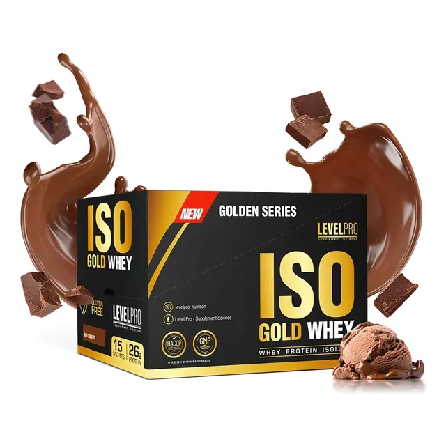Iso Gold Whey Caja 15 Sobres / Level Pro