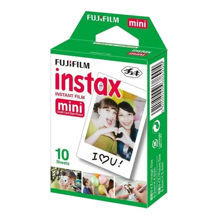 Filme Instax Fujifilm Original Mini 7 8 9 11 12 Com 10 Fotos Colorido