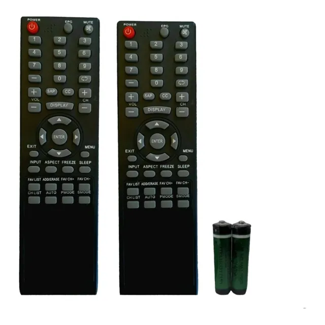 Paquete 2 Controles Para Tv Mitsui Modelo Mtv400lcd + Pilas