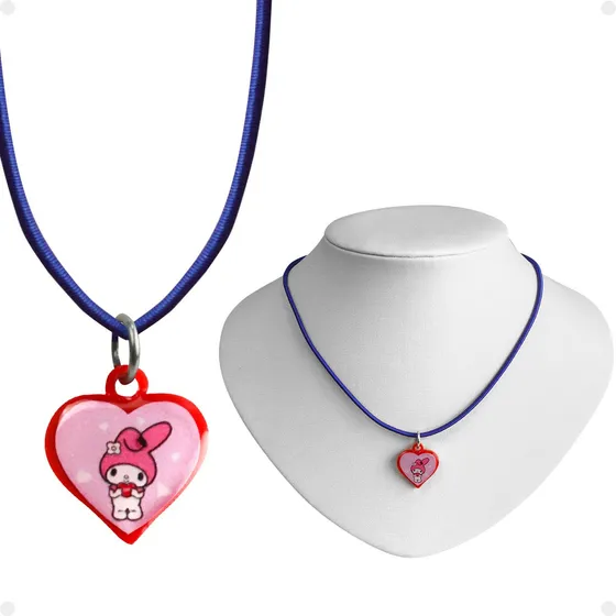 Colar Infantil Menina + Pingente Qualidade Premium My Melody