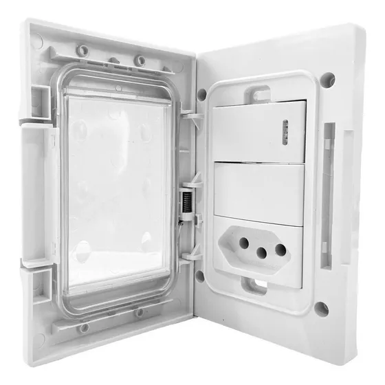 Tomada elétrica Kalop Tomada + Interruptor con 1 tomas 10 A