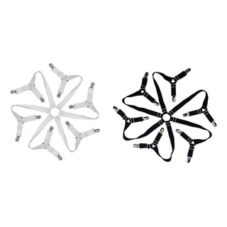 2x Tirantes De Cinchas Elásticas Clip De Sábana Para 2x Tirantes De Cinchas Elásticas Clip De Sábana Para