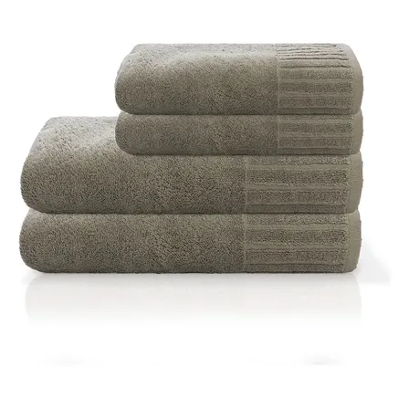 Jogo Toalha Banho E Rosto Velour 4pçs 500g 100% Algodão Fio Penteado Camesa