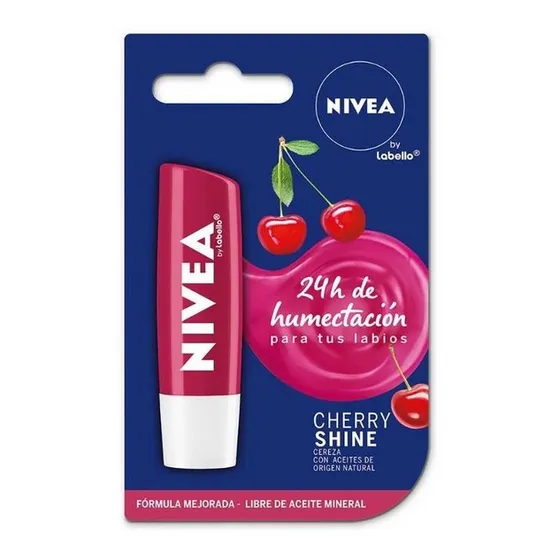 Protector Labial Nivea By Labello Fruity Shine Cereza Cherry