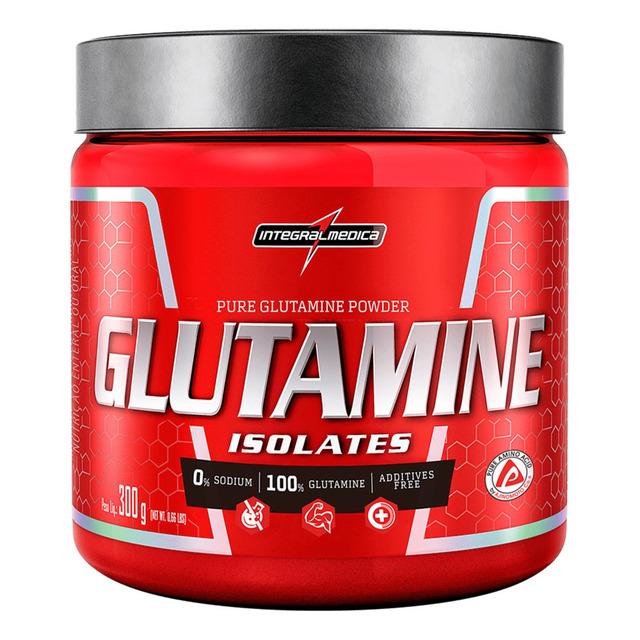 Suplemento Glutamina Em Pó Sem Sabor 300g Integralmédica