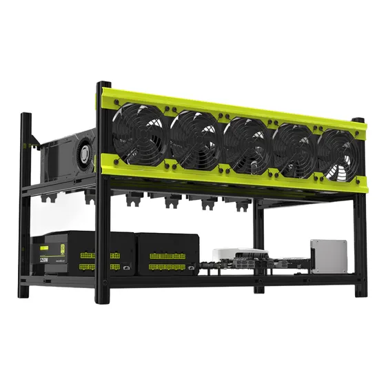 Case Abierto Al Aire Libre Para 6-gpu-veddhav3 Mining-gaming