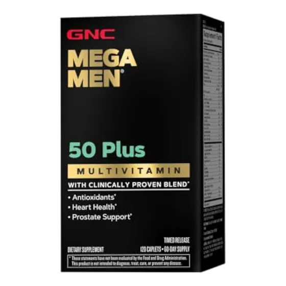 Gnc Mega Men 50 Plus Multivitamínico | Salud Del