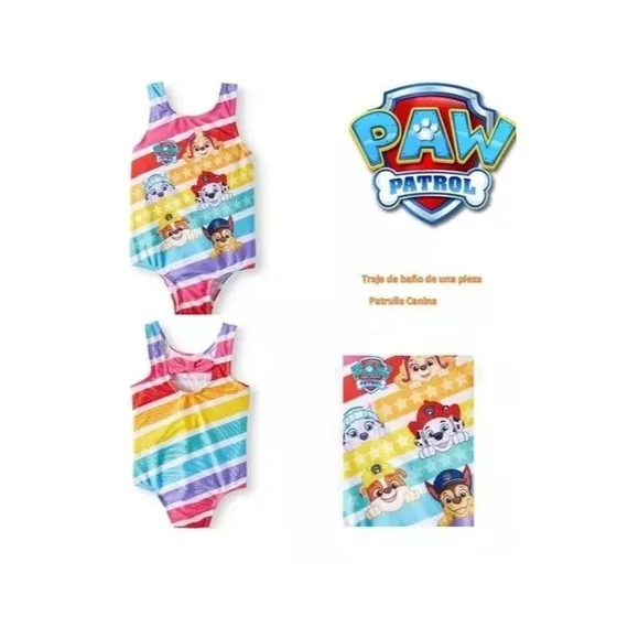Trajes De Baño Para Niñas Importados Paw Patrol