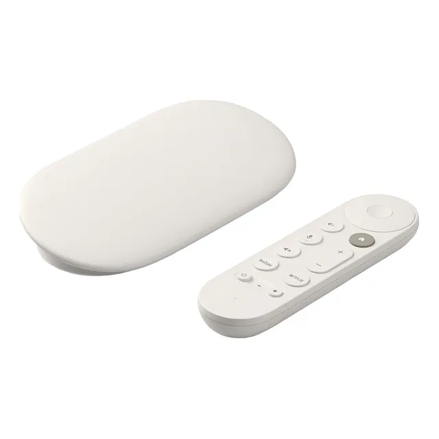 Tipo de control remoto estándar de porcelana en color 4K de Google TV Streamer