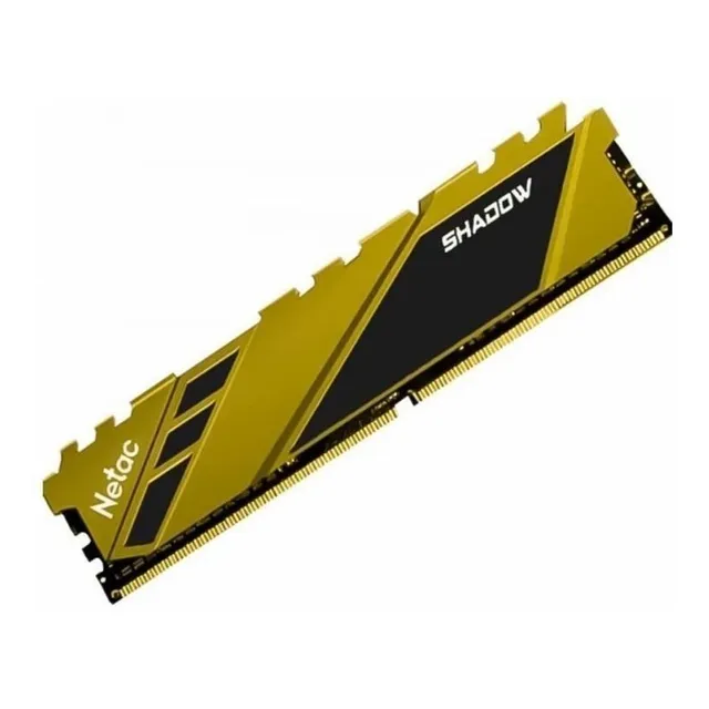 Netac Memoria Shadow Ddr4-3200 16gb Amarilla Ntsdd4p32sp-16y