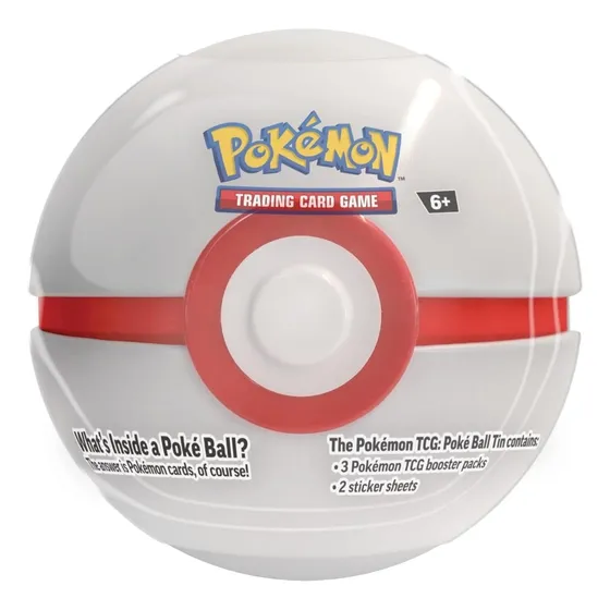 Pokémon Tcg Primer Poke Ball Tin + 3 Sobres Originales