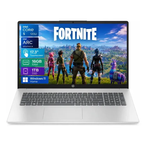 Tela sensível ao toque Hp Cn4153 17.3 17-intel Core 5 120u 16 GB de RAM 1 TB Ssd Windows 11 Home Intel Arc Graphics Silver - foto 1