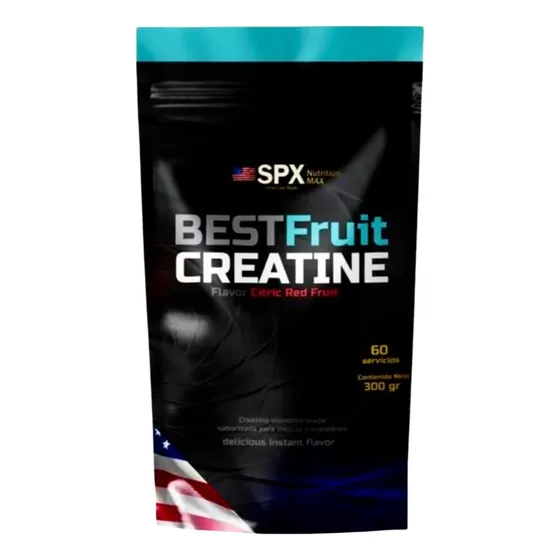Creatina Micronizada Spx Nutrition 300g Frutilla-vainilla